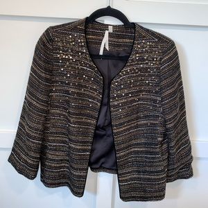Black Tweed, embellished Bellatrix Jacket